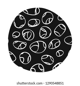 Vector illustration of bone and skeleton symbol. Set of bone and human vector icon for stock.