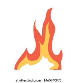 Vector illustration of bonfire and ignite icon. Set of bonfire and temperature stock symbol for web.