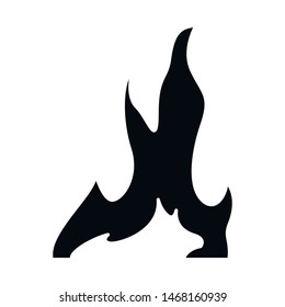 Vector illustration of bonfire and ignite sign. Collection of bonfire and temperature stock vector illustration.