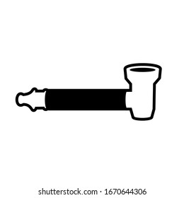 Vector illustration of a bong. Device for smoking marijuana.