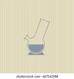 Vector Illustration of Bong Of Marijuana symbol