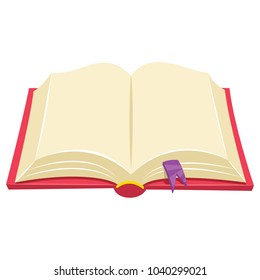 Vector Illustration Of A Book