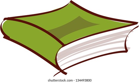 Vector illustration of a book