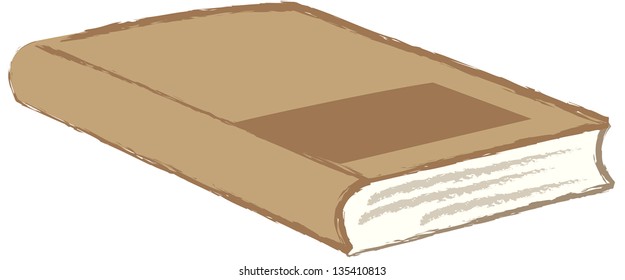 Vector illustration of a book