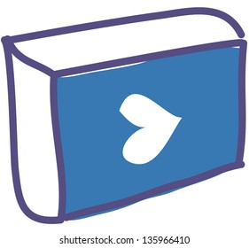Vector illustration of a book