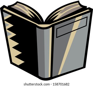 Vector illustration of a book