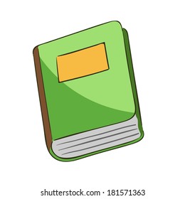 Vector illustration of a book