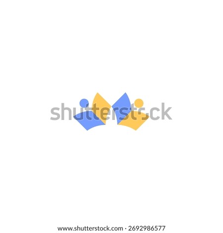 vector illustration of book buddies