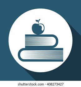 Vector illustration of book , editable icon