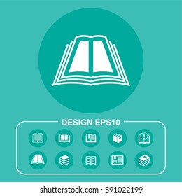 Vector Illustration Book Icon