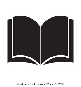 Vector illustration of book icon in flat style isolated on white background