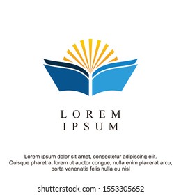 Vector illustration of book icon, logo idea