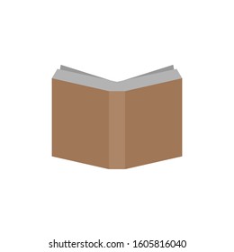 vector illustration book icon logo flat design