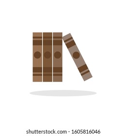 vector illustration book icon logo flat design