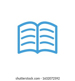 Vector illustration, Book icon template.  