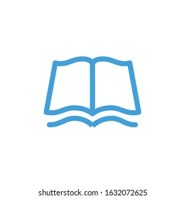 Vector illustration, Book icon template.  