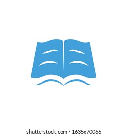 Vector illustration, book icon template.  