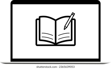 vector illustration of a book on a transparent background