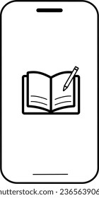 vector illustration of a book on a transparent background
