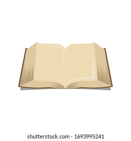 vector illustration of book. perfect for logo or icon education, publishing or magazine industry. simple flat color style
