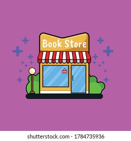 Vector Illustration of book store
