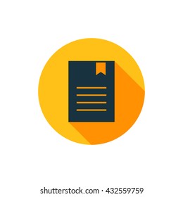 Vector illustration of bookmark icon
