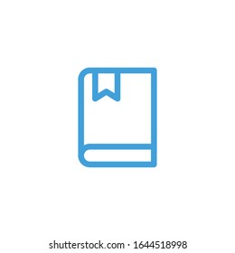 Vector illustration, bookmark icon. Line design template