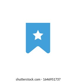 
Vector illustration, bookmark icon template. 