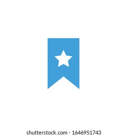 
Vector illustration, bookmark icon template. 
