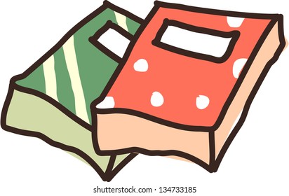 Vector illustration of books