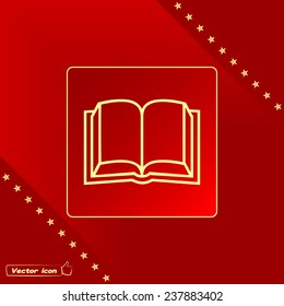 Vector illustration of books 