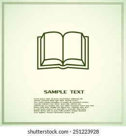 Vector illustration of books 
