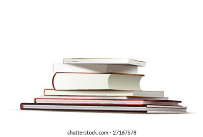 Vector Illustration of a Books