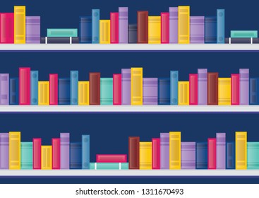 Vector illustration : Books background