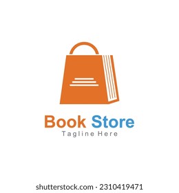 Vector Illustration Bookstore Design. Perfect for Bookstore Logo Icons.