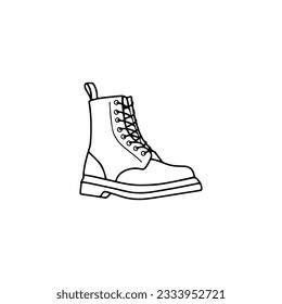 vector illustration of boots concept