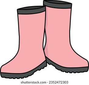 vector, illustration, boots, footwear, fashion, design, boot, clothing