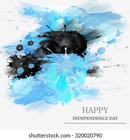 Vector Illustration of Botswana Flags for Independence Day of Botswana on grungy background.
