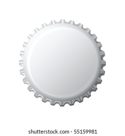   Vector illustration of bottle cap.