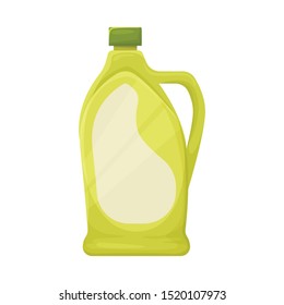 Vector illustration of bottle and plastic symbol. Web element of bottle and container stock vector illustration.