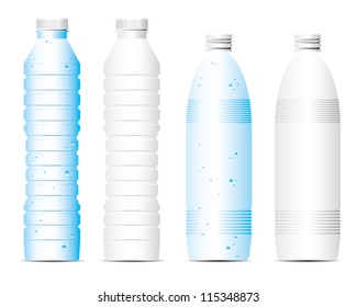 Vector illustration bottle of water