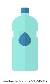 Vector Illustration of bottle of water. Vector flat Illustration.
