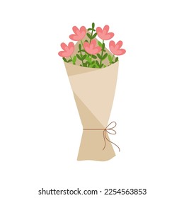 Vector illustration of a bouquet of flowers