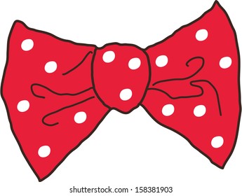 Vector illustration of a bow tie