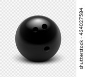 Vector illustration bowling ball. Isolated on a transparent background. EPS 10