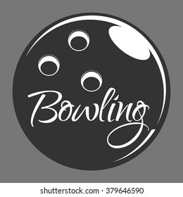 vector illustration for bowling club