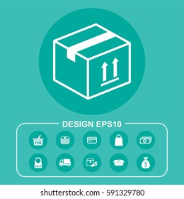Vector Illustration Box Icon