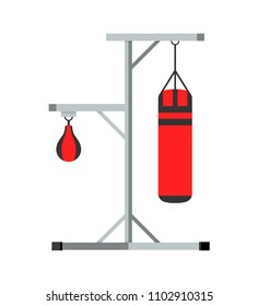 Vector illustration. Boxer pear on a rack isolated on a white background.