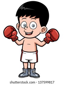 Vector illustration of boxing