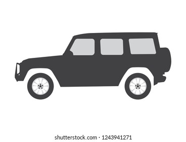 Vector Illustration of Boxy SUV